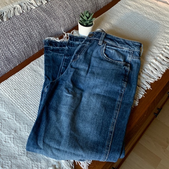 Garage Vintage Héritage 75 distressed Mom Jeans - Picture 2 of 12